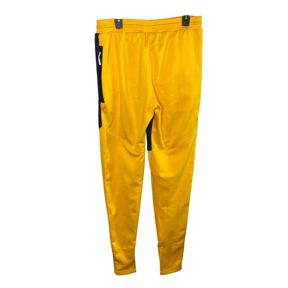Third Eye Yellow & Navy Jogger Pants With Zip Pockets & Elastic Waist Size XXL - Picture 2 of 10